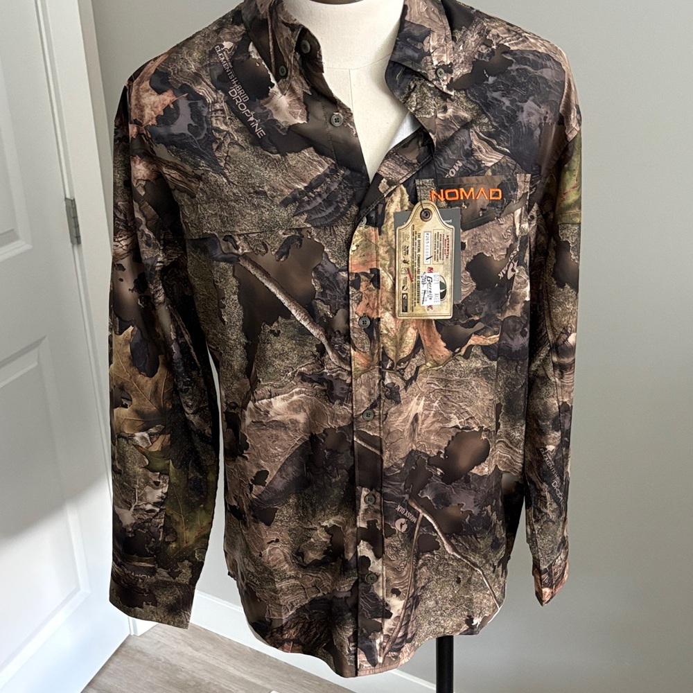 Nomad Men's Woodland Camo Shirt Jacket